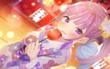 Minato Aqua with Apple Candy