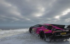 Parked PINK LAMBORGHINI