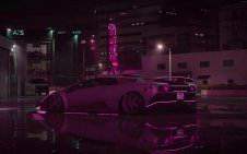 Purple LAMBORGHINI DIABLO (Need for speed)