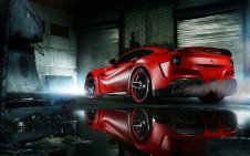 RED FERRARI in Garage
