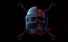 Skull With helmet