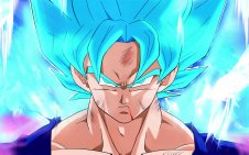Angry Blue Goku (dragon ball)