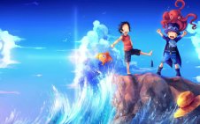 Luffy, Ace and Sabo in childhood