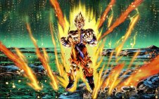 Fighting Angry Goku Super Saiyan