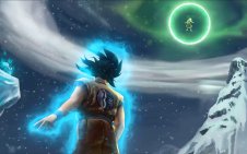 Goku and Vegeta Battle (dragon ball)