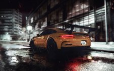 Porsche GT3RS in rain