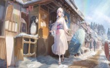 Winter walk with Kamisato Ayaka