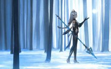 Shenhe's Frosty Forest Stroll