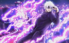 Gojo Satoru with Sharp And Thin Strokes (Jujutsu Kaisen)