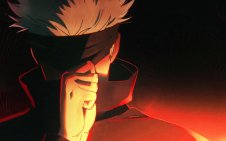 Gojo takes off his mask