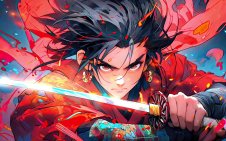 Blade of the Anime Samurai