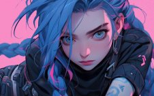 Jinx face (Arcane)