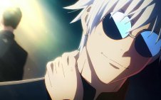 Satoru Gojo in black