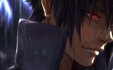 Sasuke in the Rain
