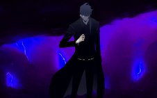 Jin Woo in black coat