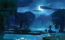 blue lake (minecraft)