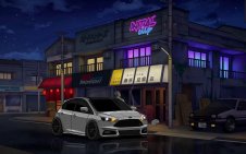 Focus ST in city