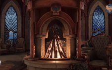Fireplace in Ravenclaw (hogwarts legacy)