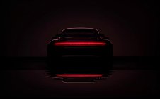 Porsche 911 in darkness