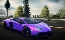 Lamborghini Aventador by the forest (NFS)
