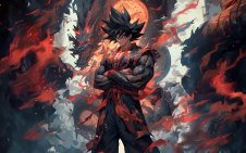 FIERY GOKU