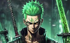 Roronoa Zoro cyberpunk