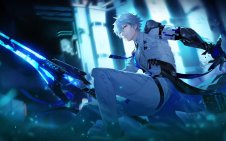 Tian lang with two-handed sword that transforms into a spear