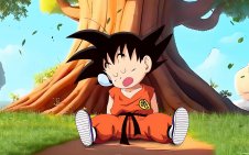 Sleeping Goku