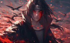Itachi fierce look