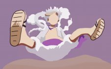 Luffy gear 5 minimalist