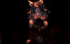 wolf-demon girl