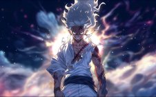 Luffy Smiling (Gear 5)