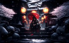 madara in Japanese village