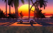 car is driving (synthwave)