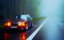 BMW e36 flashing lights