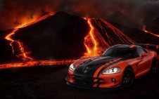 Dodge Viper orange