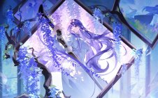 Purple Hair Anime Girl