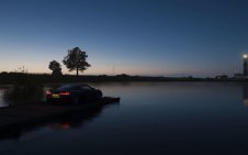 Audi R8 near the river