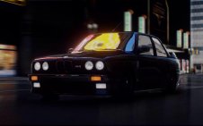 BMW E30 M3 driving on the road