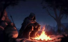Dark Souls Night Campfire