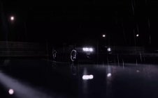 nissan r34 at rainy night