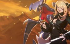 Cynthia and Garchomp