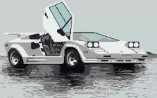 Pixel Lamborghini Countach
