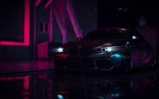 BMW M2 under the rain