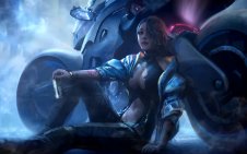 Biker Girl in Cyberpunk 2077