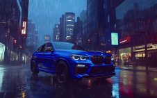 BMW X4 in city