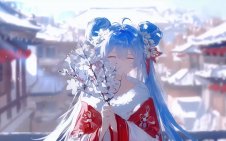 Vocaloid Miku in Bloom