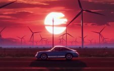 Evening Drive and Windmills