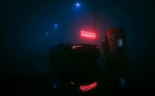 Car near the Vending Coke Machines