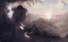 The Monster Mountain at Dusk (Touhou)